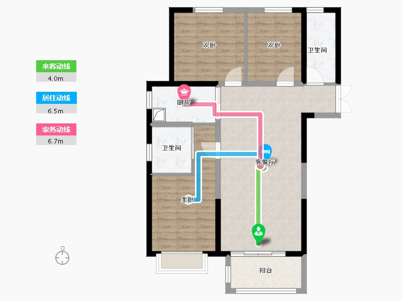 山东省-德州市-华中华园-91.85-户型库-动静线