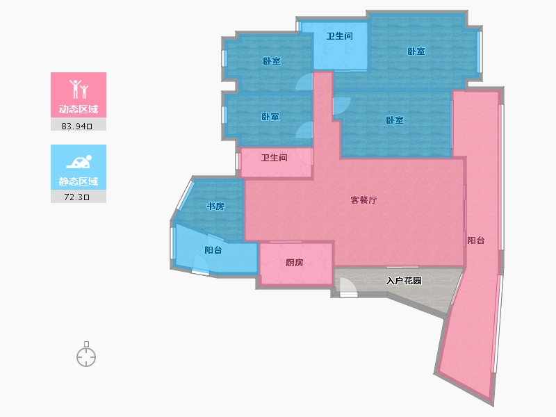 广东省-深圳市-君逸世家花园-151.20-户型库-动静分区