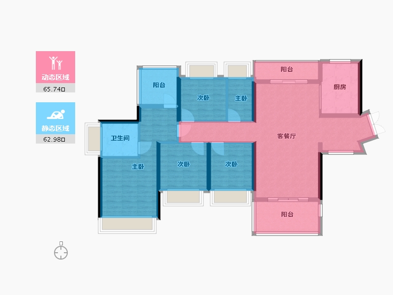 广东省-惠州市-星河传奇-115.01-户型库-动静分区