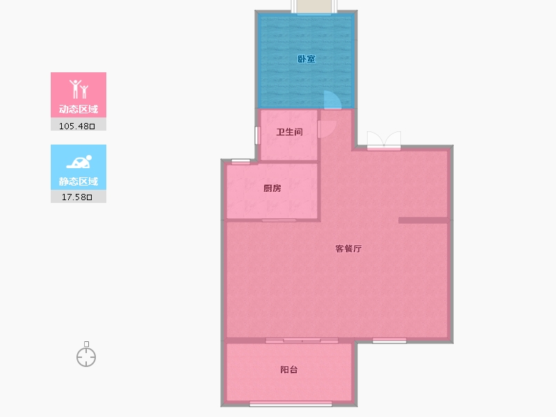 广东省-江门市-大华博富御潭江-114.40-户型库-动静分区