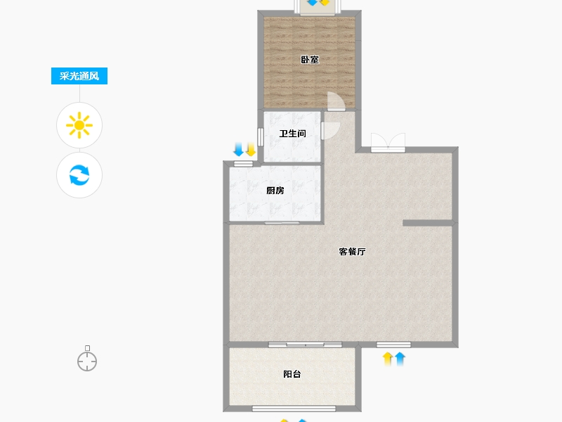 广东省-江门市-大华博富御潭江-114.40-户型库-采光通风