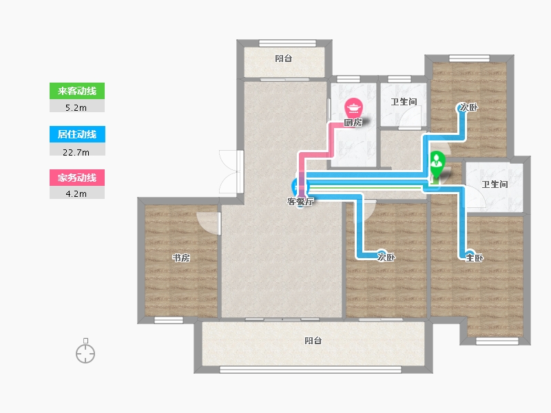 江西省-景德镇市-兴丰嘉园-102.40-户型库-动静线