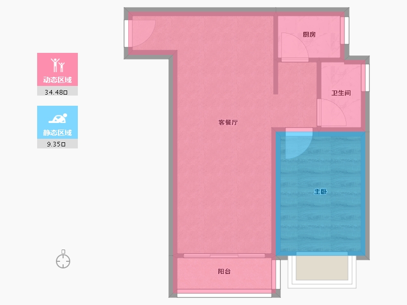 广东省-深圳市-意馨居-38.66-户型库-动静分区