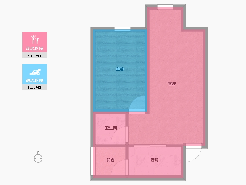 广东省-深圳市-南海大厦-36.67-户型库-动静分区