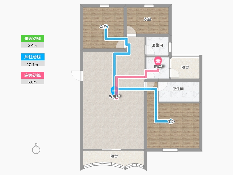 广东省-深圳市-山海翠庐-107.65-户型库-动静线