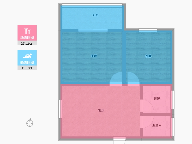 广东省-深圳市-康佳苑-50.04-户型库-动静分区