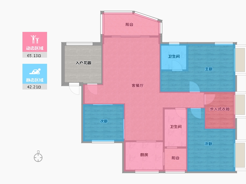 江西省-上饶市-三江信州府-100.30-户型库-动静分区