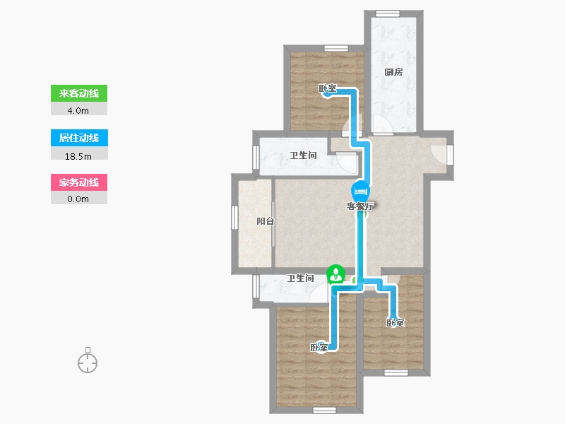 广东省-深圳市-同乐大厦-75.95-户型库-动静线