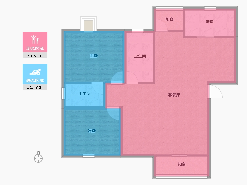 广东省-深圳市-碧榕湾-92.47-户型库-动静分区