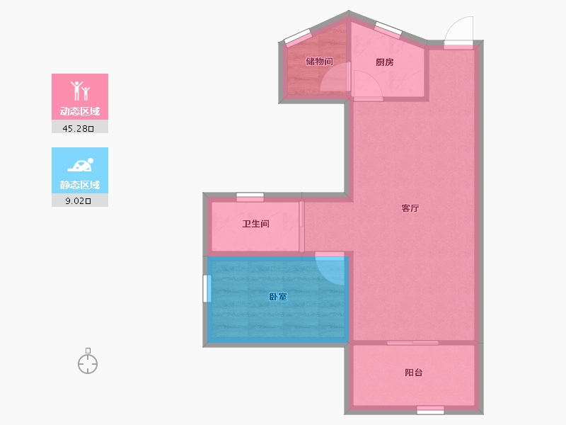 广东省-深圳市-泊林花园-48.04-户型库-动静分区