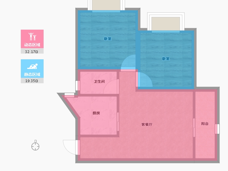 广东省-深圳市-雅仕居-45.24-户型库-动静分区