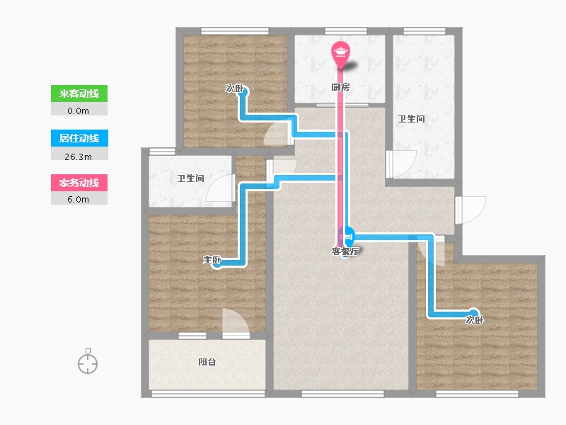 河北省-承德市-康宁府-125.00-户型库-动静线