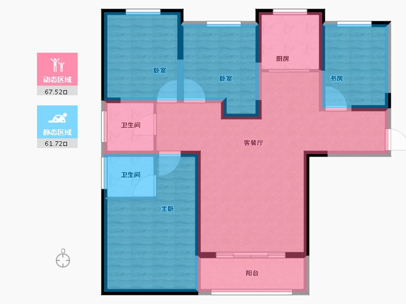 河南省-郑州市-商都阜园-116.01-户型库-动静分区