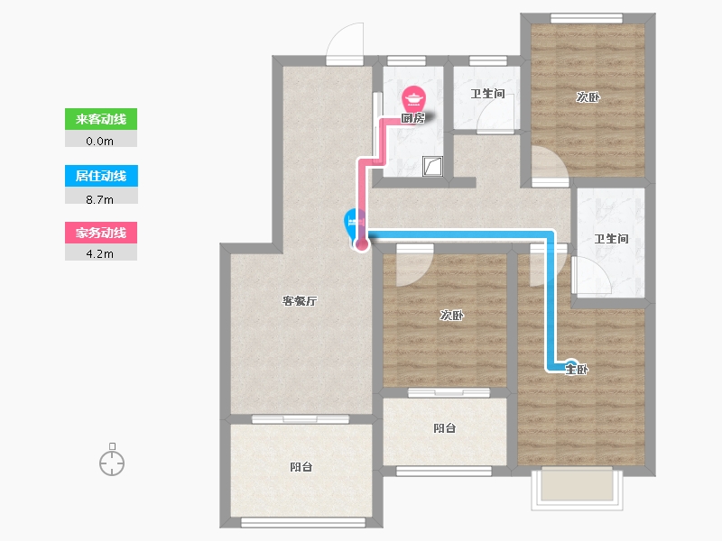 河南省-平顶山市-东湖王府-93.60-户型库-动静线