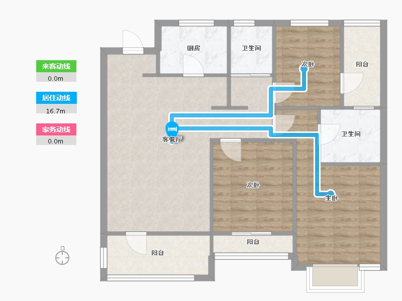 山东省-青岛市-中交中央公元四期-86.50-户型库-动静线