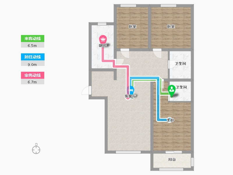 河北省-保定市-迎泰新城-101.59-户型库-动静线