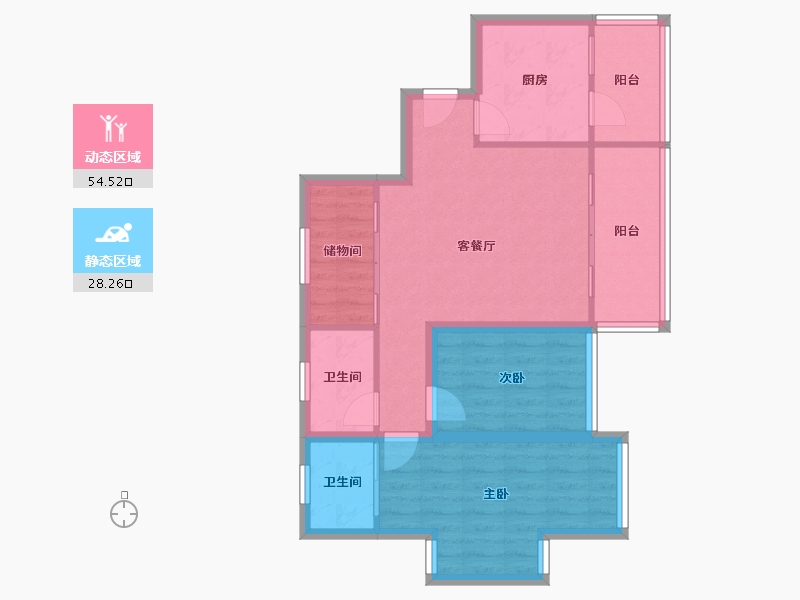 广东省-深圳市-海印长城-73.87-户型库-动静分区