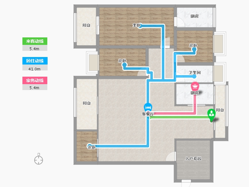 广东省-深圳市-金泓凯旋城-139.41-户型库-动静线