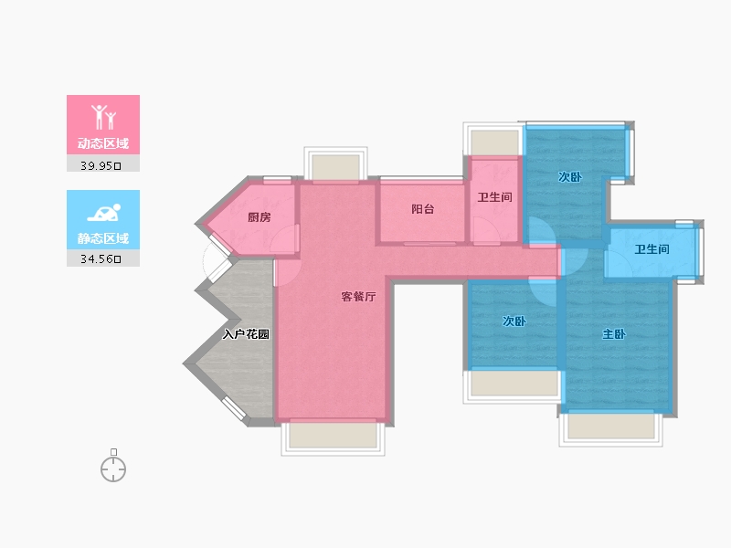 广东省-深圳市-集信名城-72.46-户型库-动静分区