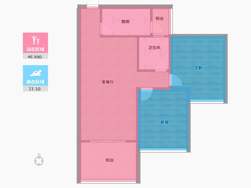 广东省-深圳市-星河盛世-62.40-户型库-动静分区