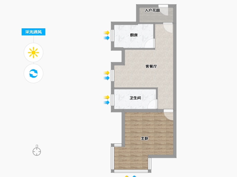 广东省-深圳市-碧海富通城一期-52.10-户型库-采光通风