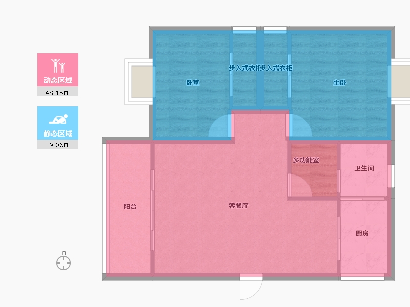 广东省-深圳市-山水情家园-69.32-户型库-动静分区