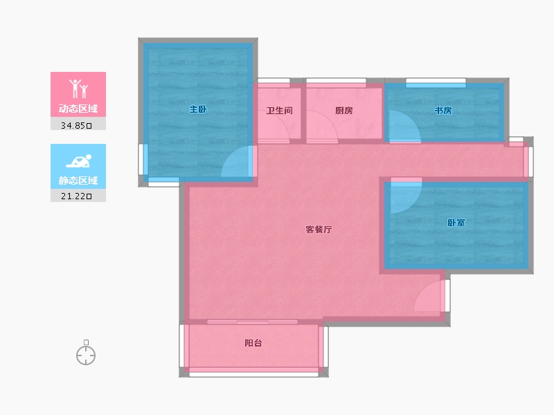 广东省-深圳市-荔枝苑-49.03-户型库-动静分区