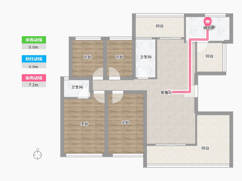 广东省-深圳市-桑泰丹华一期-94.35-户型库-动静线