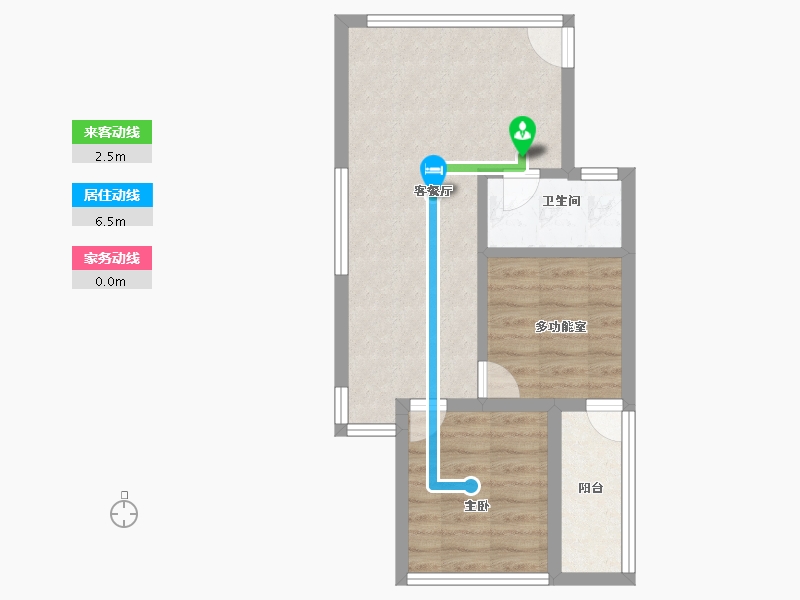 广东省-深圳市-前海凯御-48.80-户型库-动静线