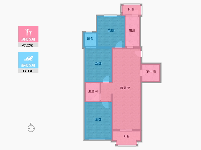 湖南省-长沙市-湖南邮电职业技术学院-女生公寓-112.00-户型库-动静分区