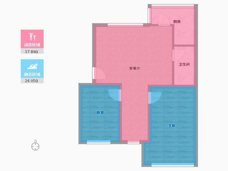 广东省-深圳市-大塘垅小区-56.75-户型库-动静分区