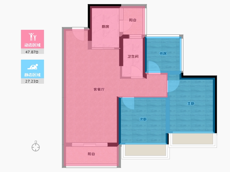 广东省-惠州市-星河传奇-66.12-户型库-动静分区