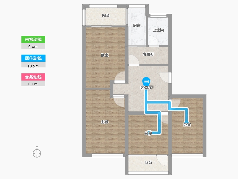 广东省-深圳市-文星花园-73.94-户型库-动静线