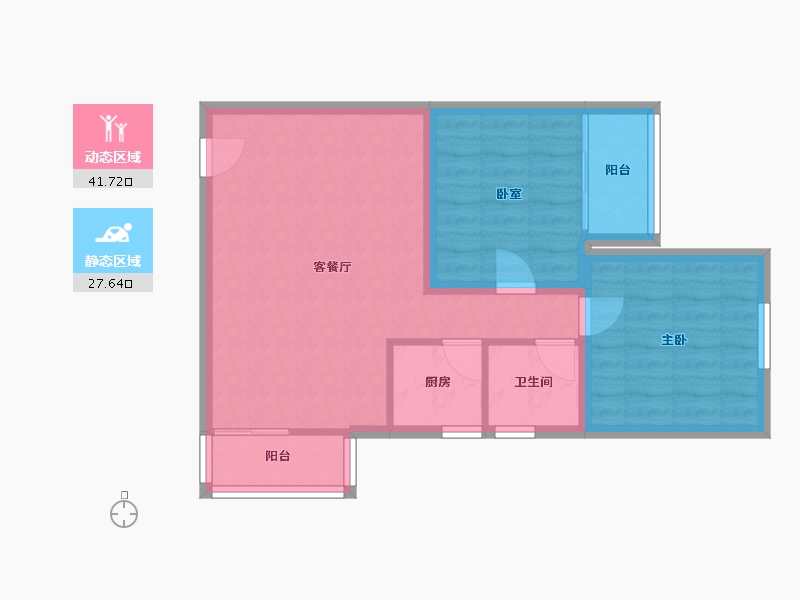 广东省-深圳市-金丽豪苑-61.99-户型库-动静分区