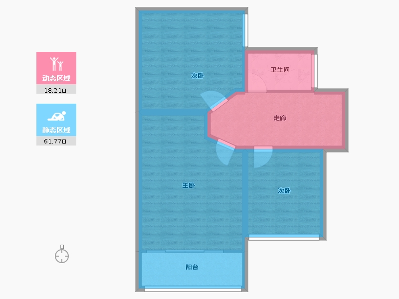 广东省-深圳市-宏发君域-71.67-户型库-动静分区