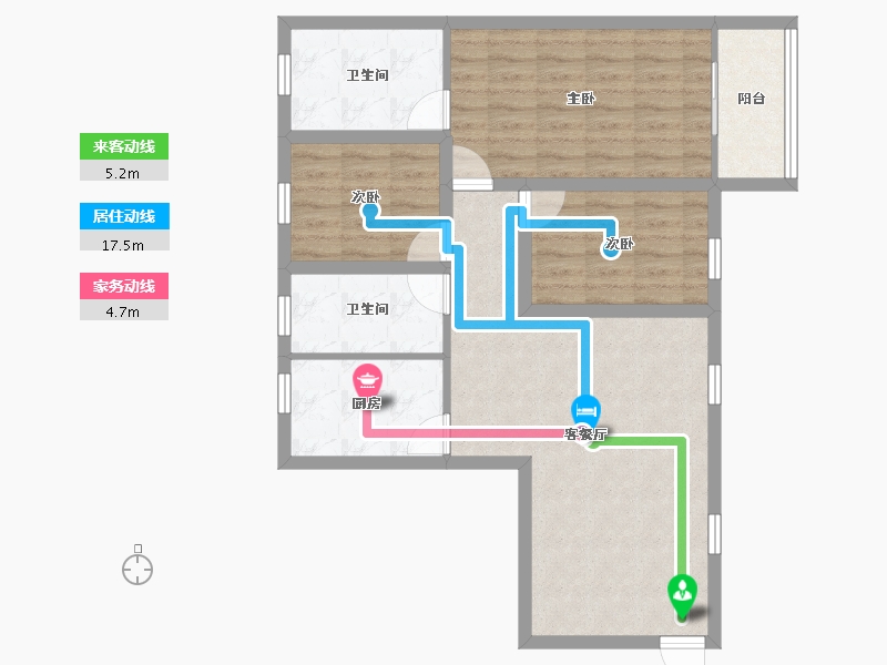 广东省-深圳市-常兴时代广场-81.90-户型库-动静线