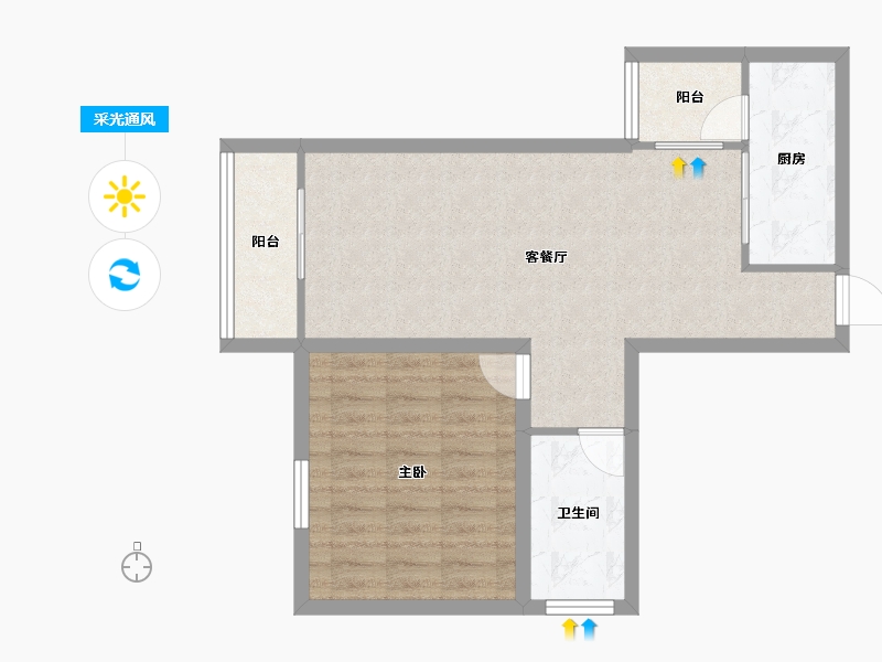 广东省-深圳市-云海天城-63.11-户型库-采光通风