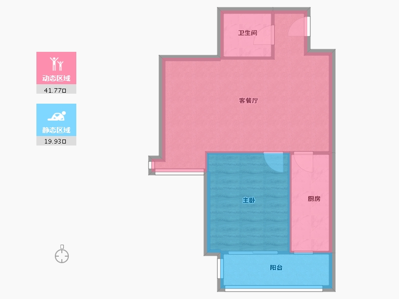 河北省-廊坊市-忆江南-58.90-户型库-动静分区