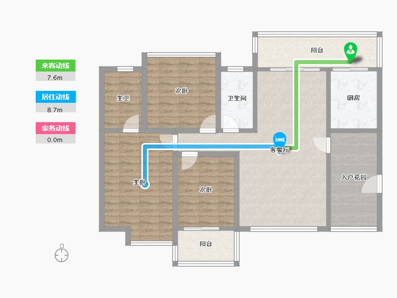 广东省-深圳市-华府国际-112.40-户型库-动静线