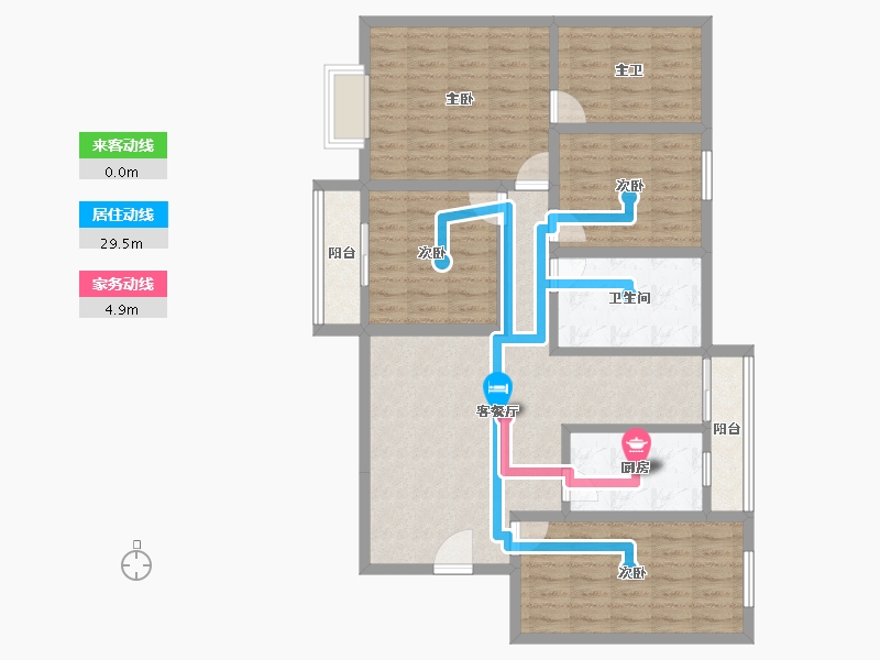 广东省-深圳市-华府国际-110.36-户型库-动静线