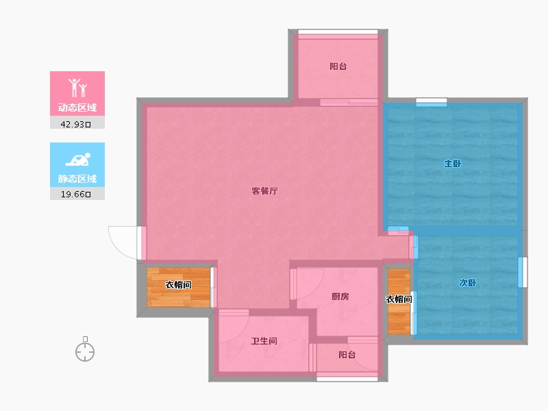 广东省-深圳市-星海名城(三期)-58.46-户型库-动静分区