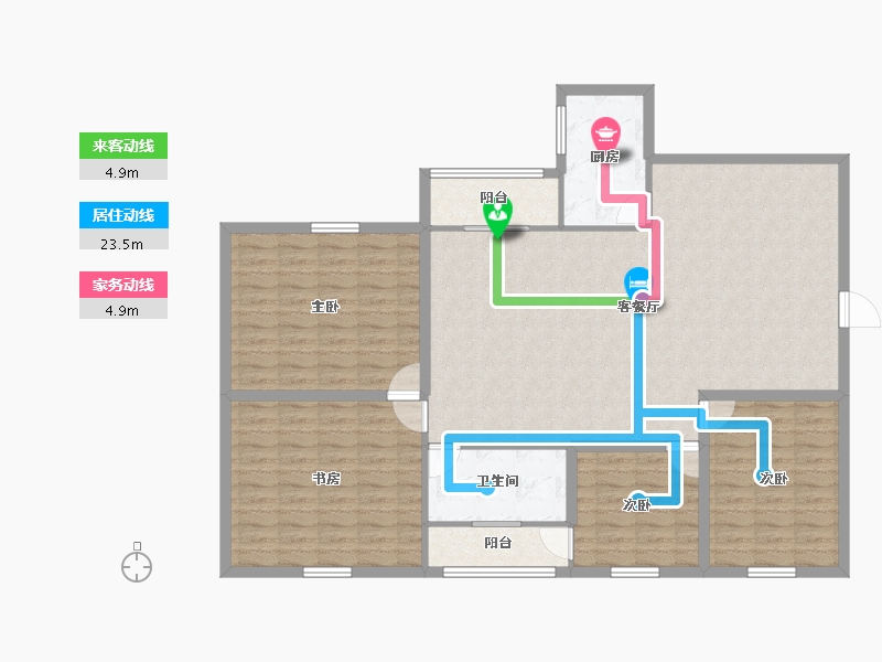 广东省-深圳市-南新苑-135.85-户型库-动静线