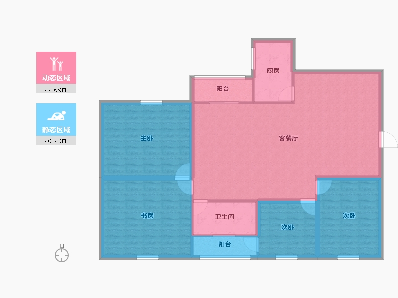 广东省-深圳市-南新苑-135.85-户型库-动静分区