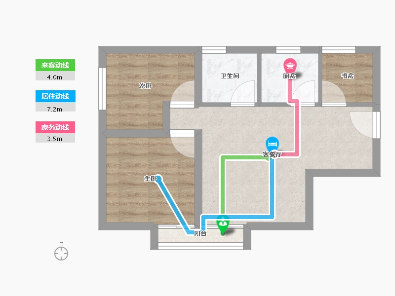 广东省-深圳市-钜建大厦-44.20-户型库-动静线