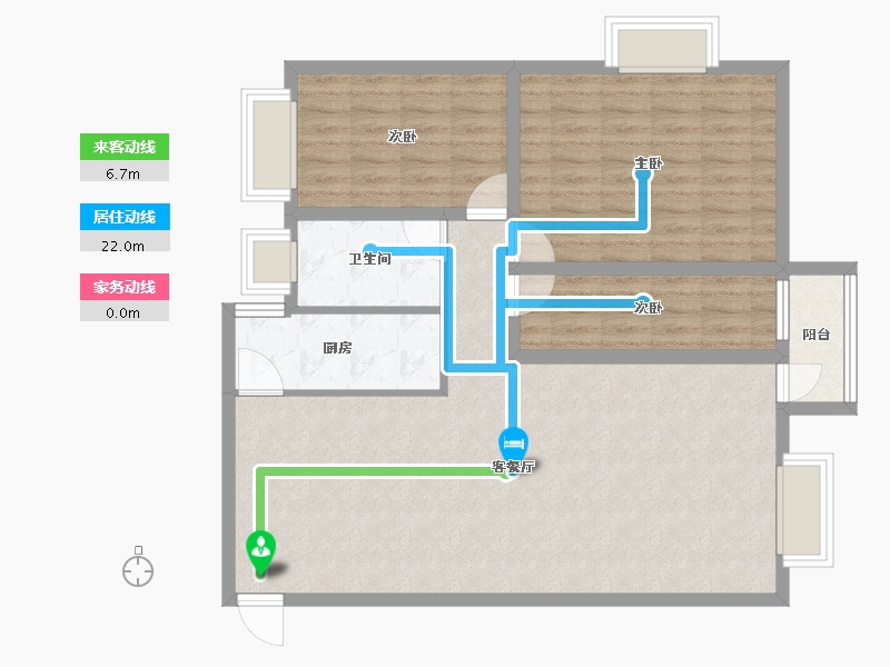 广东省-深圳市-太子山庄-97.47-户型库-动静线