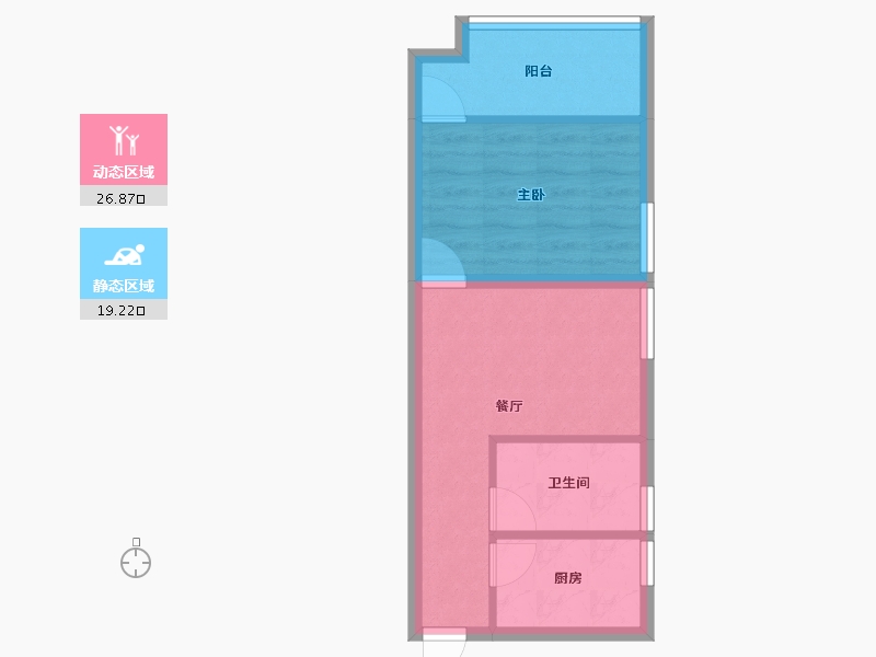 广东省-深圳市-时代骄子大厦-40.69-户型库-动静分区