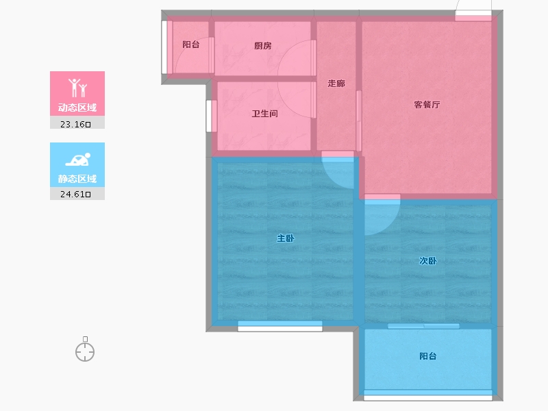 广东省-深圳市-宝田雅苑-41.68-户型库-动静分区