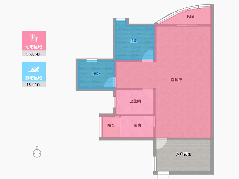 广东省-深圳市-名家富居-72.72-户型库-动静分区