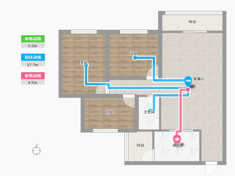 广东省-深圳市-钜建大厦-77.55-户型库-动静线