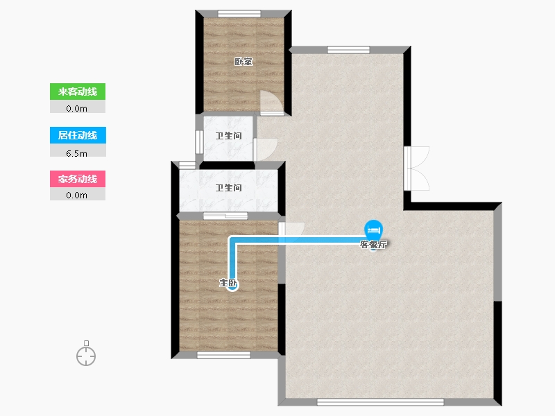 宁夏回族自治区-银川市-三沙源3区-101.60-户型库-动静线